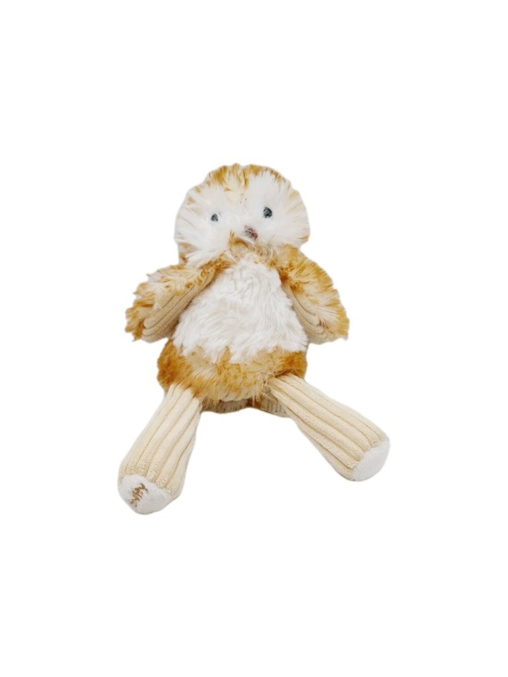Scentsy Kids Buddy Clip Oakley The Owl Small Plush Stuffed Animal 7" Tan White